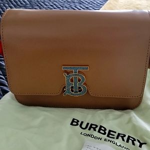 Brand New Flaxseed Burberry crossbody